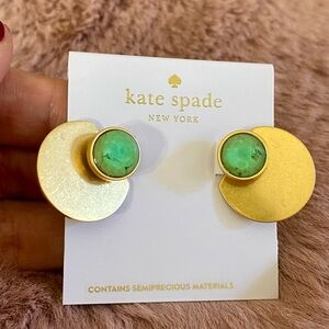 Kate Spade - Turquoise ear jacket earrings - NWT